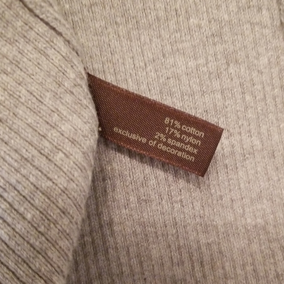 Gray Sweater cardigan by THE LIMITED, grey cardi - Picture 5 of 5